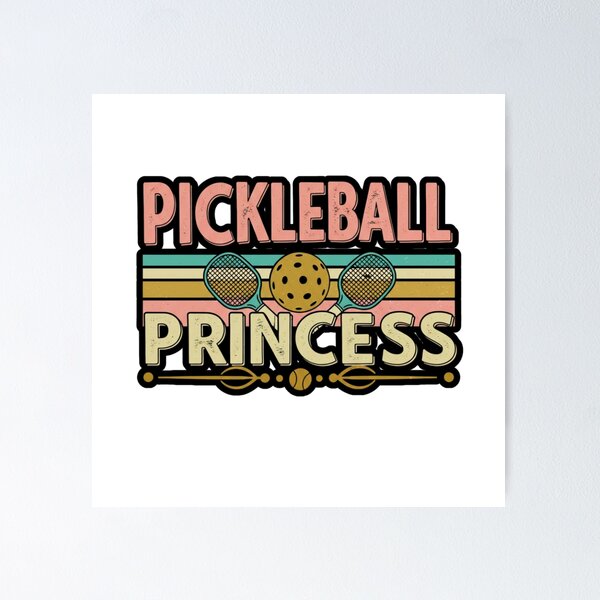 Item preview, Pink Pickleball Princess designed and sold by FitEnvy.