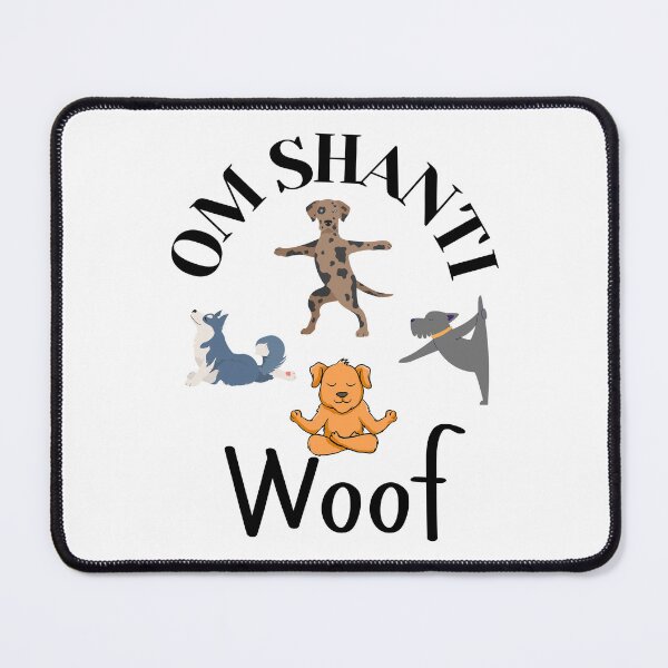 Item preview, Om Shanti Woof – Zen Yoga Dogs Meditating in Style designed and sold by Fredster1966.