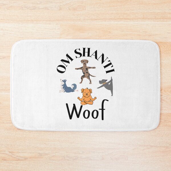 Item preview, Om Shanti Woof – Zen Yoga Dogs Meditating in Style designed and sold by Fredster1966.