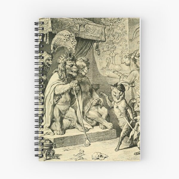 Item preview, Vintage Reynard the Fox – Photogravure from Goethe’s Works (Kaulbach Illustration) designed and sold by tarotstarostina.