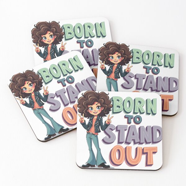 Item preview, Born To Stand Out | Inspirational Bold Typography | Confidence and Uniqueness Statement Design designed and sold by PaintedPixels01.