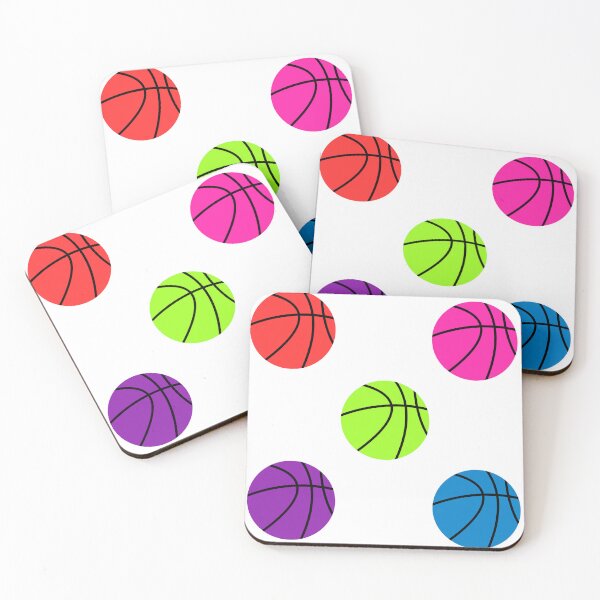 Item preview, Neon Bright Basketball Sticker Pack designed and sold by InfiniteSticker.
