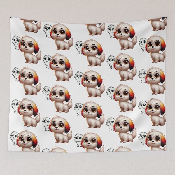 Item preview, Coton De Tulear Puppy Duo designed and sold by Sillytoe.