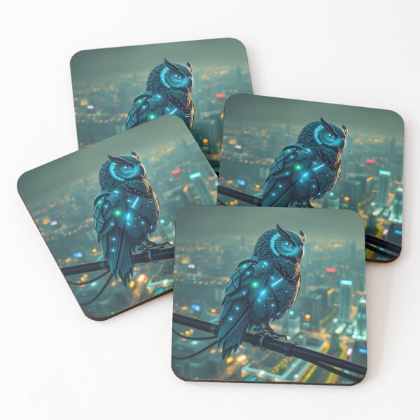 Item preview, Cyberpunk Owl designed and sold by Sagless.
