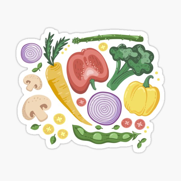 Item preview, Veggie Collage designed and sold by feelingpine.