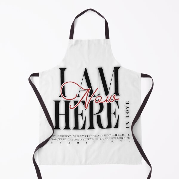 Item preview, I Am Here Now in Love – Breath Awareness Grounding Mindfulness Tee designed and sold by AATGShop.