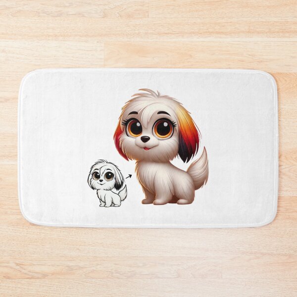 Item preview, Coton De Tulear Glow Up designed and sold by Sillytoe.