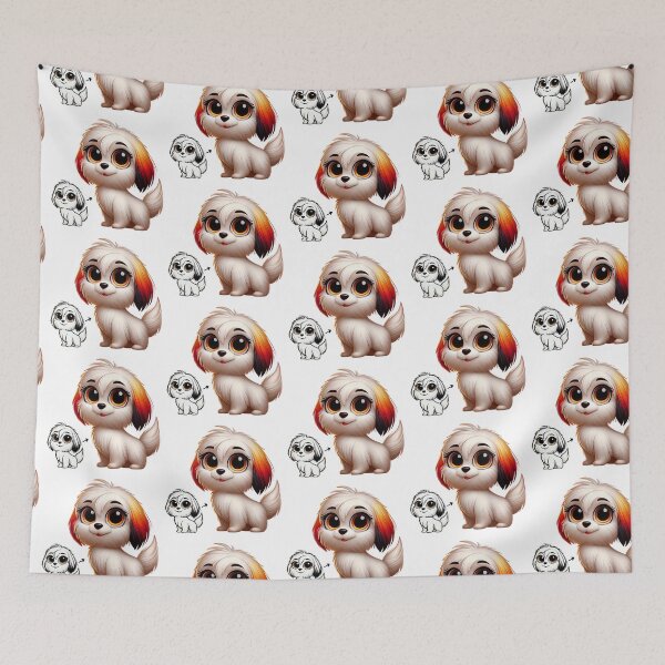 Item preview, Coton De Tulear Glow Up designed and sold by Sillytoe.