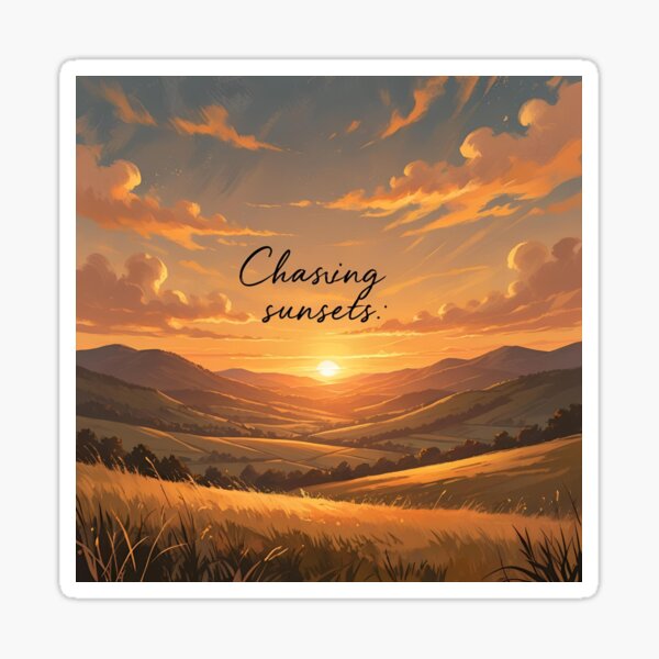 Item preview,  Chasing Sunsets designed and sold by RisingWolfStudio.