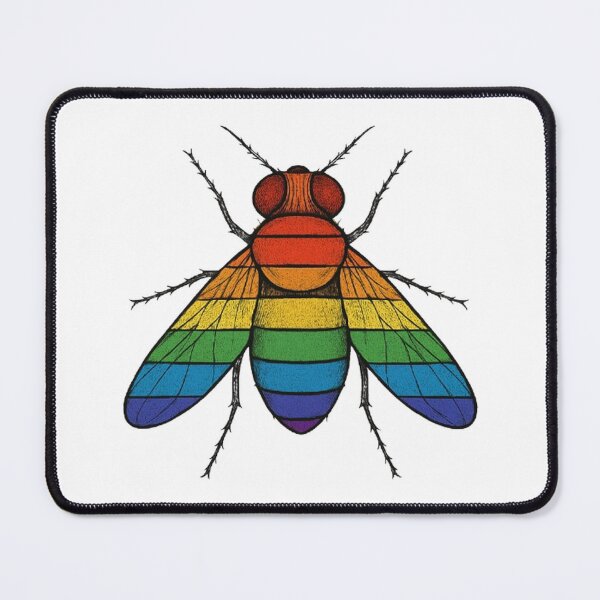 Item preview, Rainbow Queer Fly designed and sold by StateofQueer.