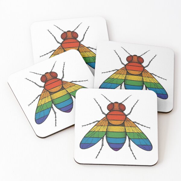 Item preview, Rainbow Queer Fly designed and sold by StateofQueer.