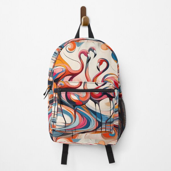 Item preview, Flamingo Dance: Abstract Swirls of Color designed and sold by DreamMandalas.