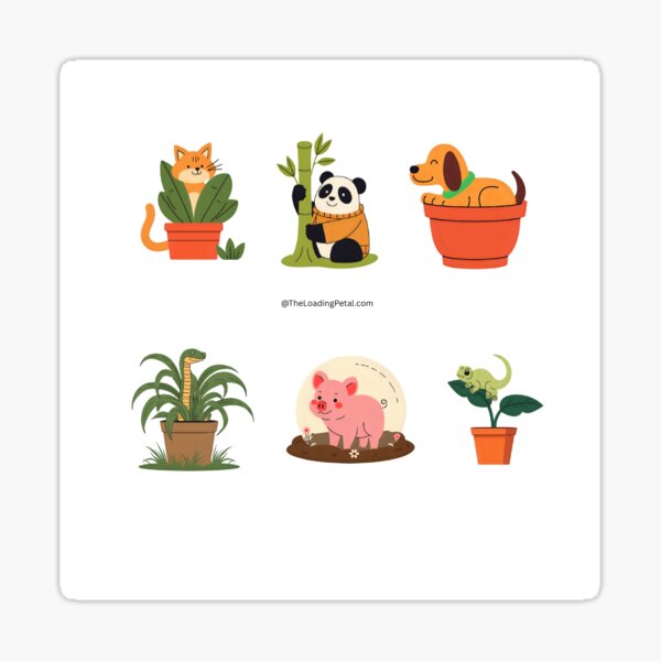 Item preview, Pets and Plants designed and sold by TheLoadingPetal.