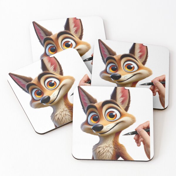 Item preview, Cute Coyote designed and sold by Sillytoe.