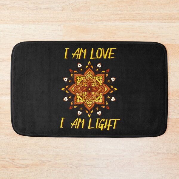 Item preview, I Am Love, I Am Light – Mandala Sacred Heart Art designed and sold by AATGShop.