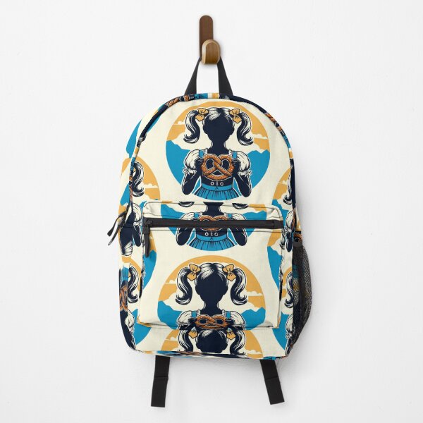 Item preview, Silhouette of Oktoberfest Pretzel Eating Girls designed and sold by Ghost on Toast.