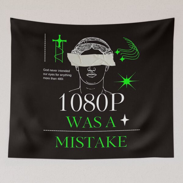 Item preview, 1080P Was A Mistake designed and sold by JavertCrea.