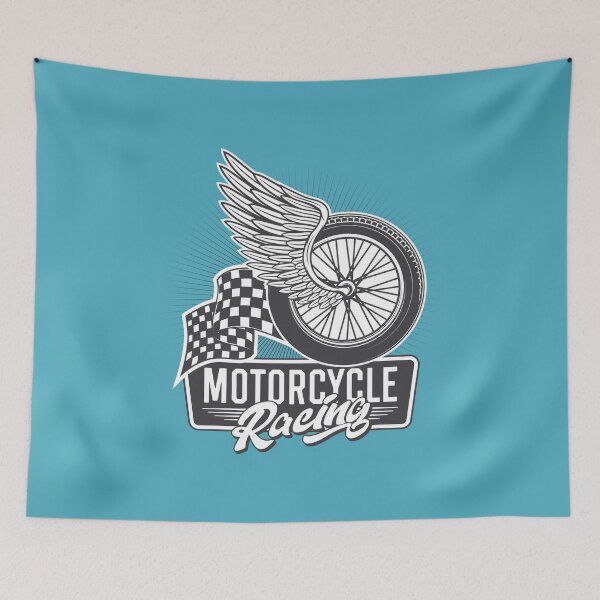 Item preview, Winged motorcycle racing designed and sold by Joncasmiart.