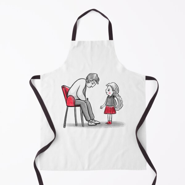 Item preview, Girl Child Staring Up at Grandpa designed and sold by jasmineberry.