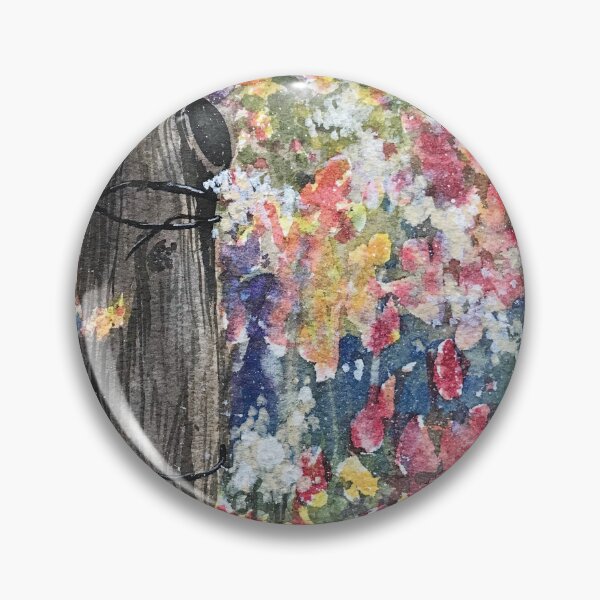 Item preview, Weathered Fencepost and Wildflowers in Montana designed and sold by Duncan Bullock.