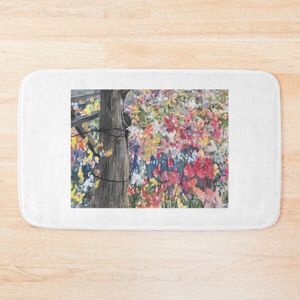 Item preview, Weathered Fencepost and Wildflowers in Montana designed and sold by Duncan Bullock.