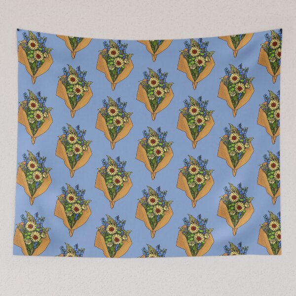 Item preview, Sunflower Bliss Bouquet designed and sold by MYTHIC PEEL STICKERS.