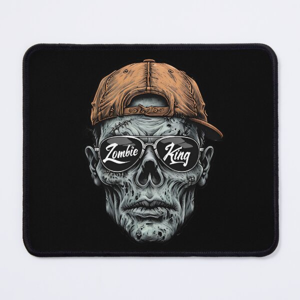 Item preview, Zombie King - Undead Head with Sunglasses designed and sold by NightTimeJ.