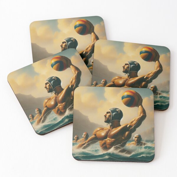 Item preview, Water Polo Titan – Epic Sport Art designed and sold by DreamMandalas.