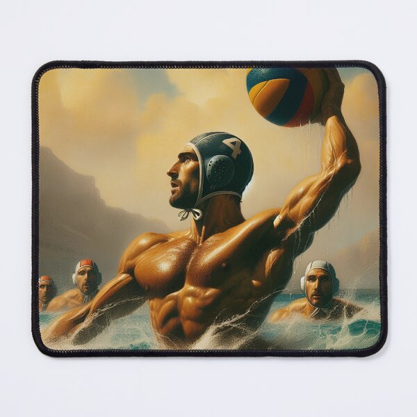 Item preview, Water Polo Titan – Epic Sport Art designed and sold by DreamMandalas.