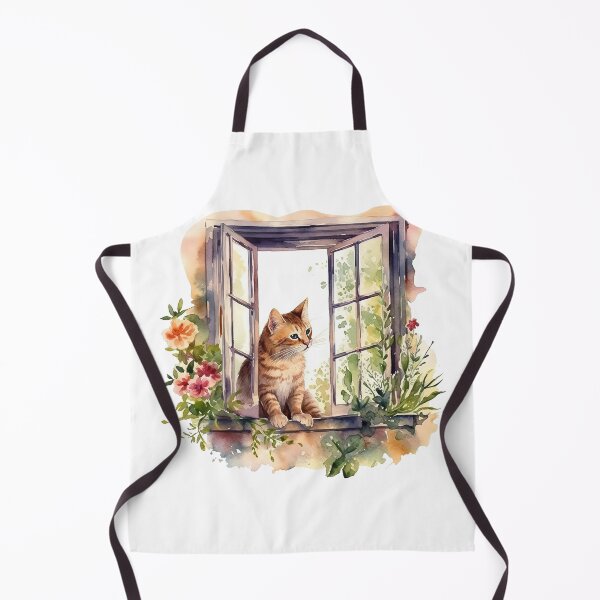 Item preview, Cat in window designed and sold by AnlizArtShop.