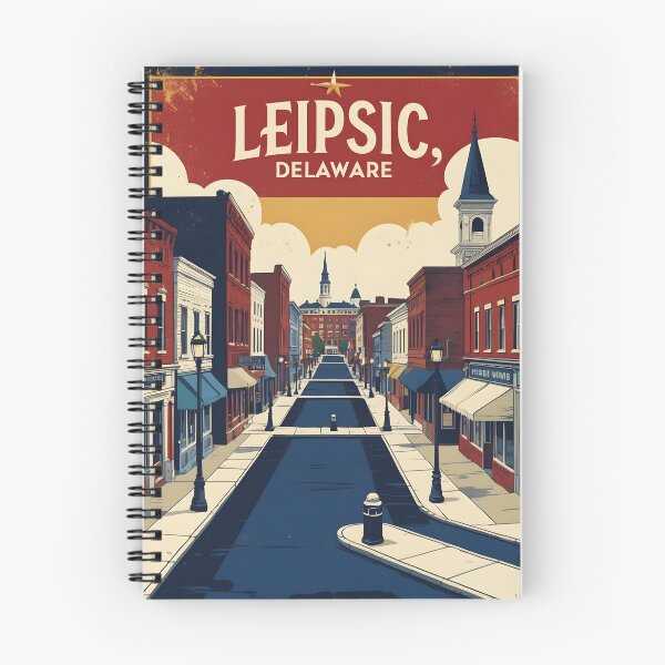 Item preview, Leipsic Delaware USA Vintage Travel Tourism designed and sold by TravelersGems.