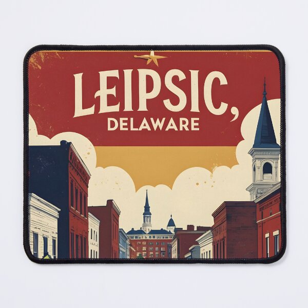 Item preview, Leipsic Delaware USA Vintage Travel Tourism designed and sold by TravelersGems.