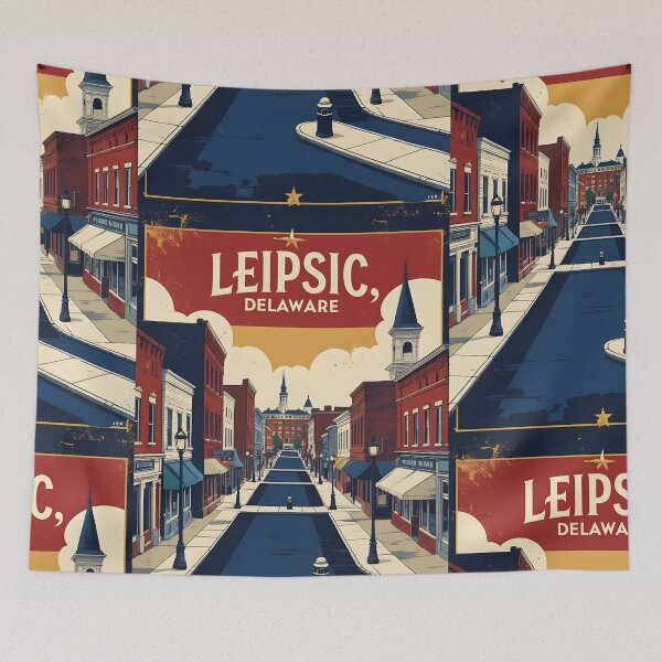 Item preview, Leipsic Delaware USA Vintage Travel Tourism designed and sold by TravelersGems.