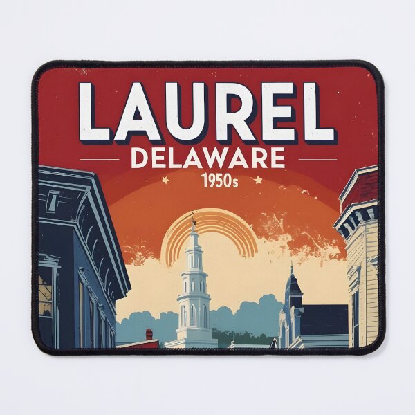 Item preview, Laurel Delaware USA Vintage Travel Tourism designed and sold by TravelersGems.