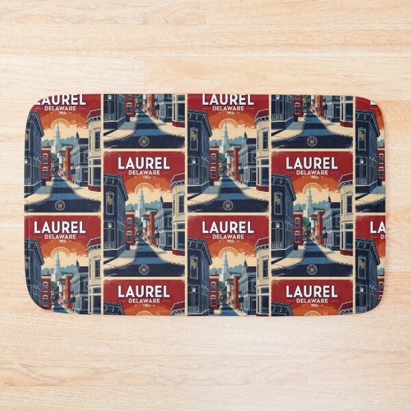 Item preview, Laurel Delaware USA Vintage Travel Tourism designed and sold by TravelersGems.
