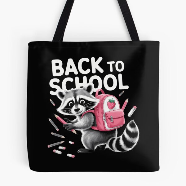 Item preview, Lindo mapache de regreso a la escuela designed and sold by Sunset4Bones.