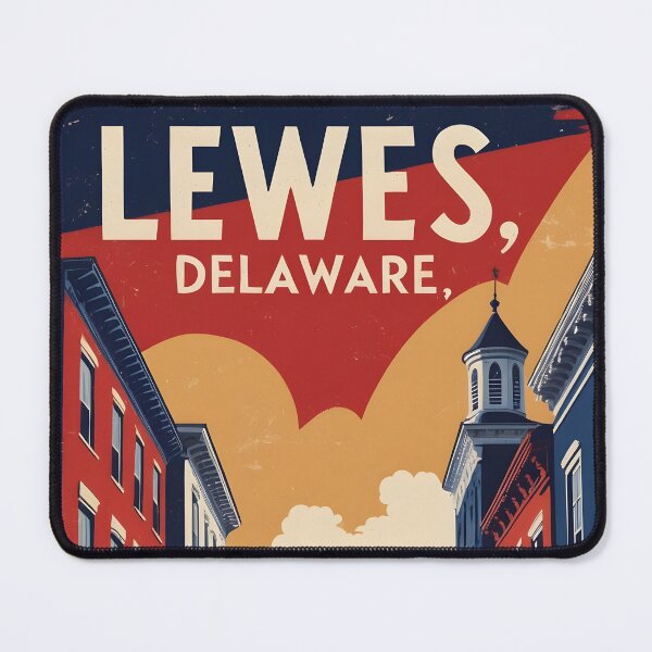 Item preview, Lewes Delaware USA Vintage Travel Tourism designed and sold by TravelersGems.