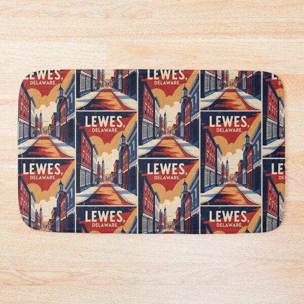Item preview, Lewes Delaware USA Vintage Travel Tourism designed and sold by TravelersGems.