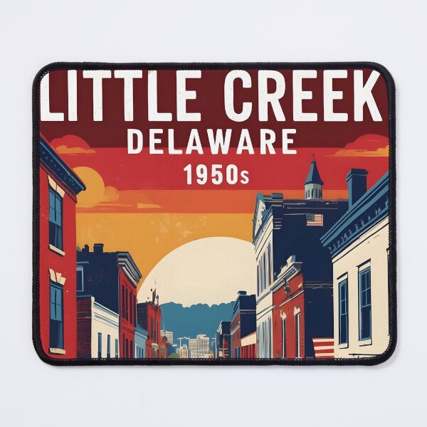 Item preview, Little Creek Delaware USA Vintage Travel Tourism designed and sold by TravelersGems.