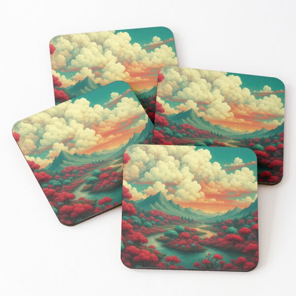 Item preview, Dreamscape Valley of Crimson Trees designed and sold by -DEEWOLF-.