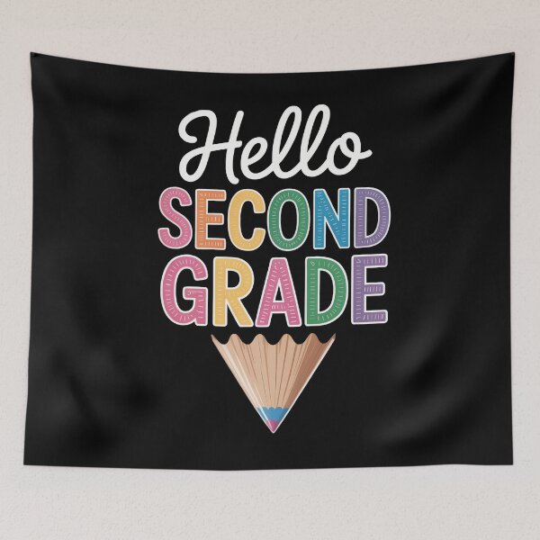 Item preview, Hello Second Grade Pencil Tie Dye Back To School 2nd Grade designed and sold by Sunset4Bones.