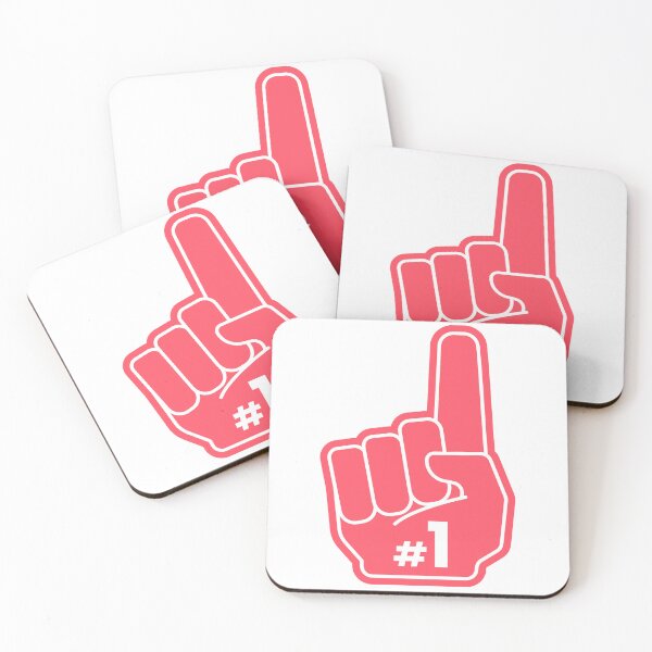 Item preview, Number One Fan Finger Pointing Sticker designed and sold by InfiniteSticker.