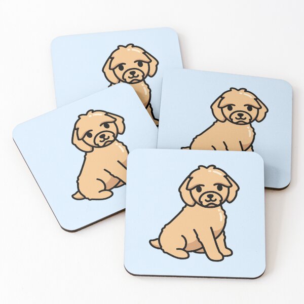 Item preview, Goldendoodle designed and sold by littlemandyart.
