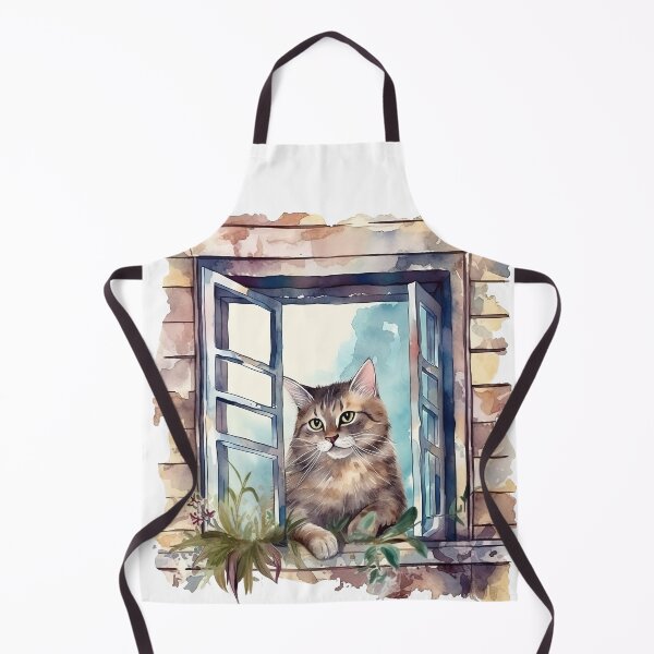 Item preview, Cat in window designed and sold by AnlizArtShop.