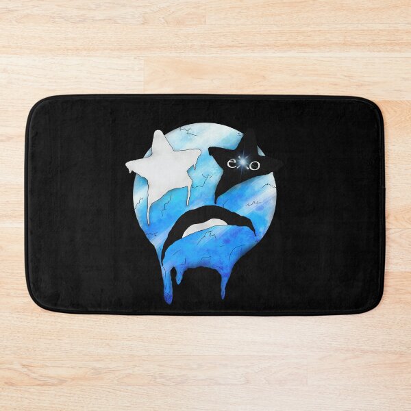 Item preview, Melting Ice Emoji Face (Large) - Chill Out Star-e - Blue Frozen Starry Eyed Emoji designed and sold by eXo-Designs.