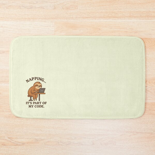 Item preview, Napping It’s Part of My Code – Funny Sloth Programmer Design designed and sold by konthai.familyart.