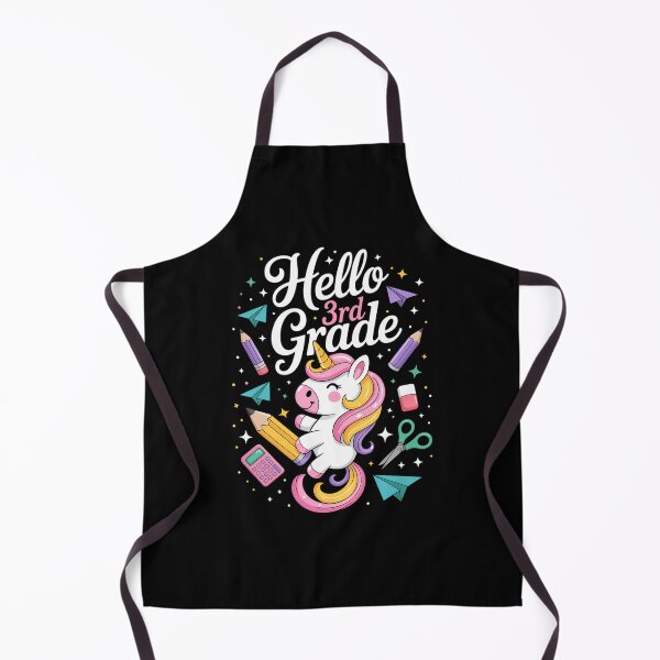 Item preview, Hello 3rd Grade Back to School Unicorn designed and sold by Sunset4Bones.