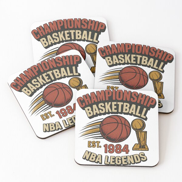 Item preview, Championship Basketball - NBA Legends Vintage Trophy Design designed and sold by CreativeGorillas.