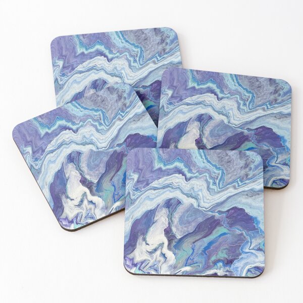 Item preview, Purple and Blue Streams horizontal designed and sold by Zinnigarcreates.