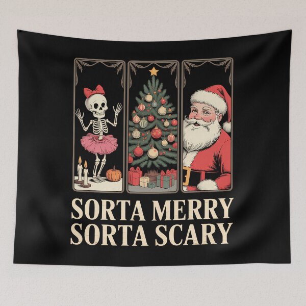 Item preview, Christmas Xmas Skeleton Gothic Funny Halloween designed and sold by savrmiller.